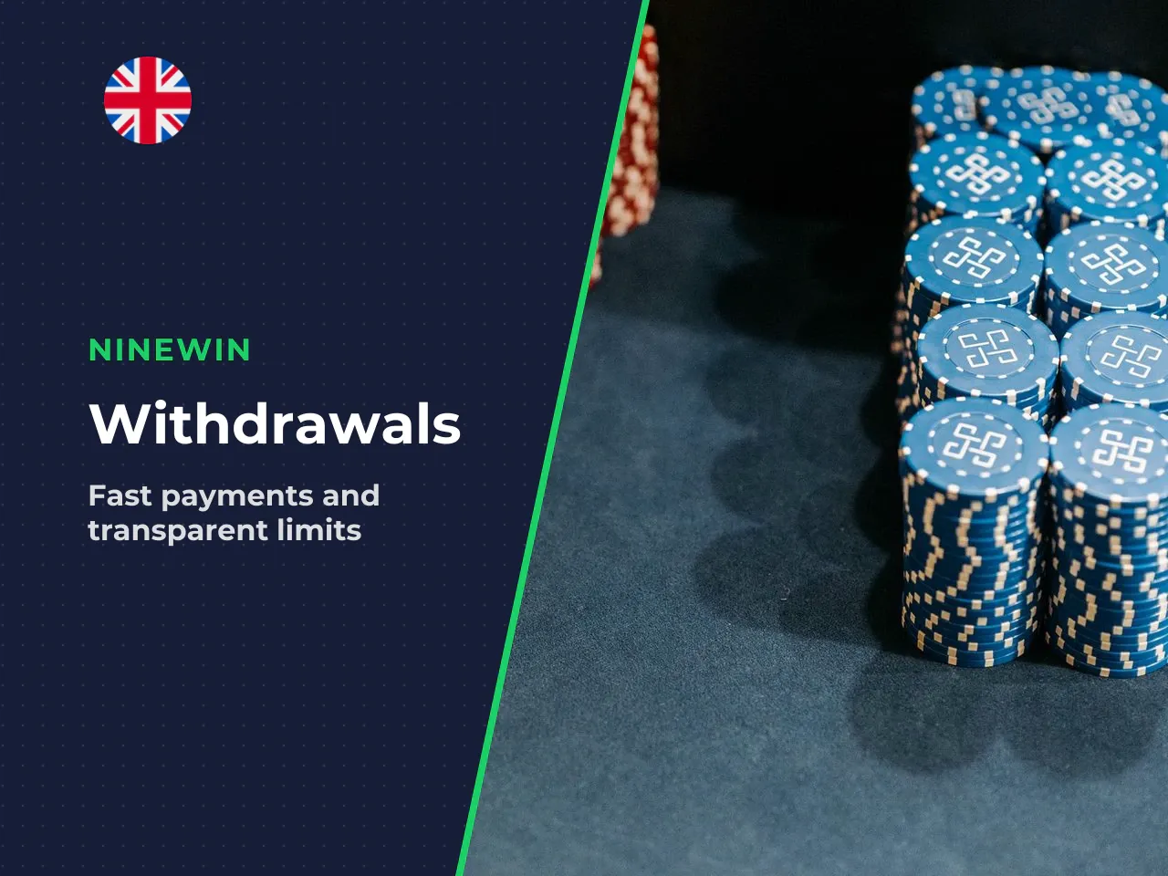 Ninewin minimum withdrawal, limits and possible